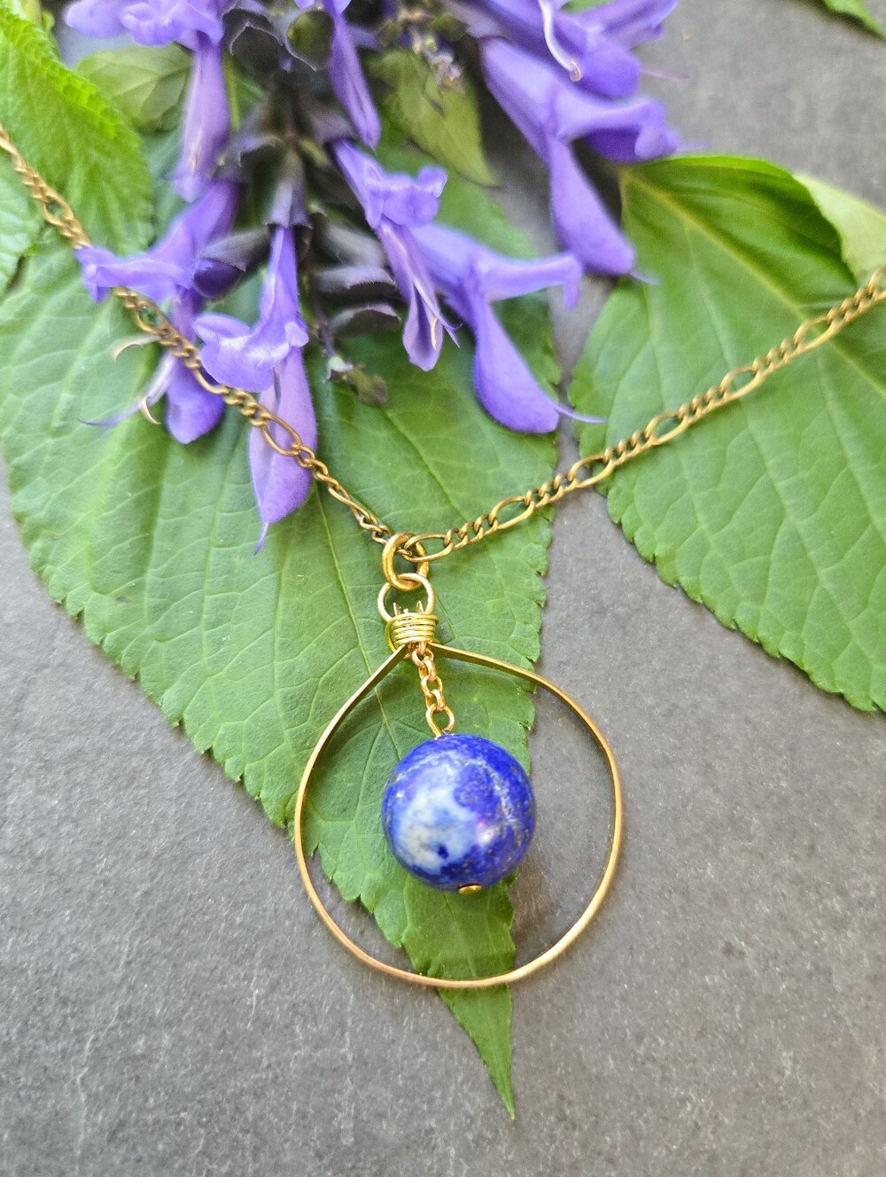 NWT Lapis Pendant Long Necklace
